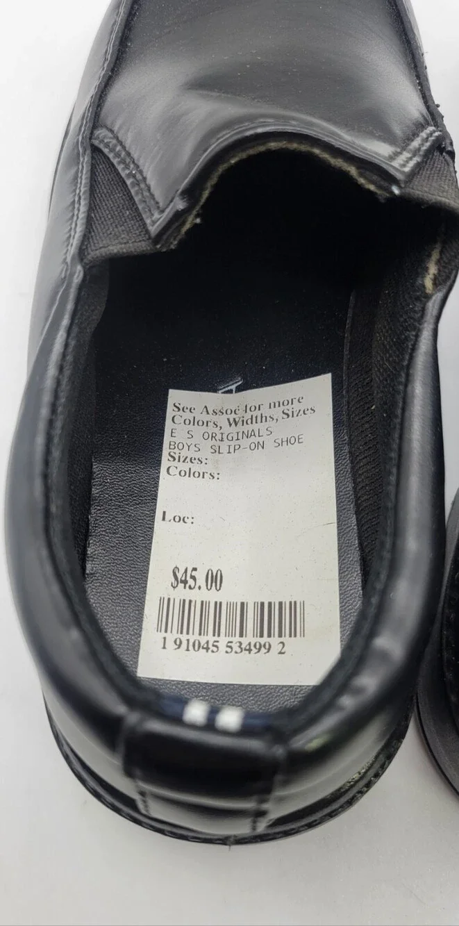 Nautica Little & Big Kids Boys Mitton Slip on Shoes Color Black size 11